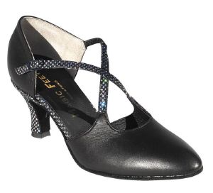 Mélanie - Chaussures Toutes Danses cuir Noir