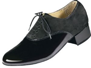 Joss - Chaussures Toutes Danses Homme Daim Noir Vernis noir