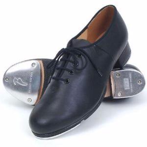 Claquette Bloch SO301 Lady - Chaussures de Claquette Cuir Noir Fers Bloch