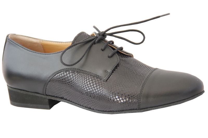 Torino - Chaussures toutes danses - Danses Latines - Torino Cuir Noir Cuir Fantaisie Noir