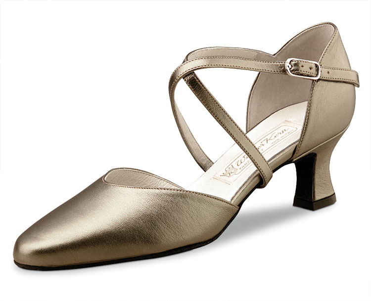 Patty - Chaussures Toutes Danses salsa Werner Kern Cuir Bronze