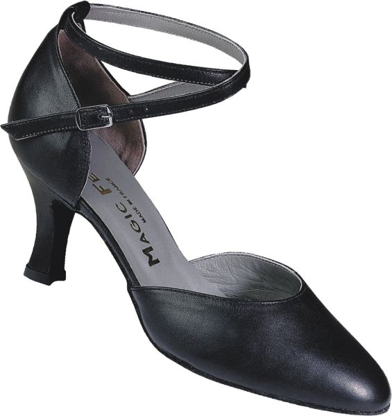 Amanda-  Chaussures Toutes Danses Chaussures de Swing - Cuir Noir