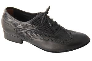 Jack Vipère noir Chaussures Homme Toutes Danses Cuir Vipérine Noir